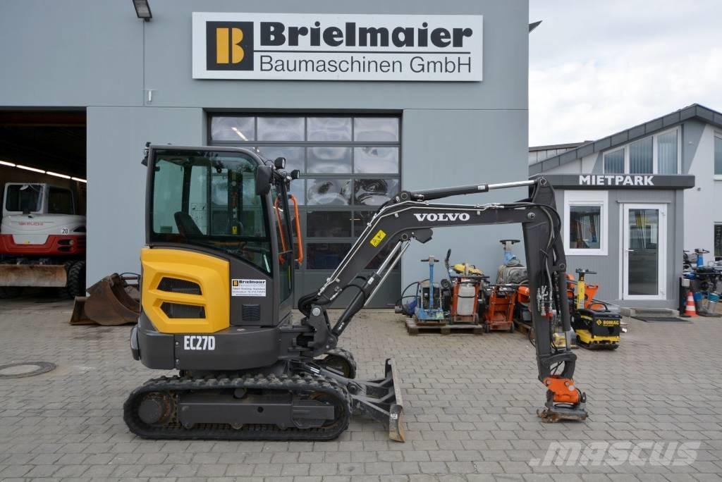 Volvo EC 27 D Mini kotrók < 7t