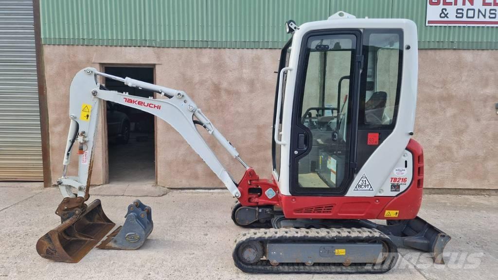 Takeuchi TB 216 A Mini kotrók < 7t