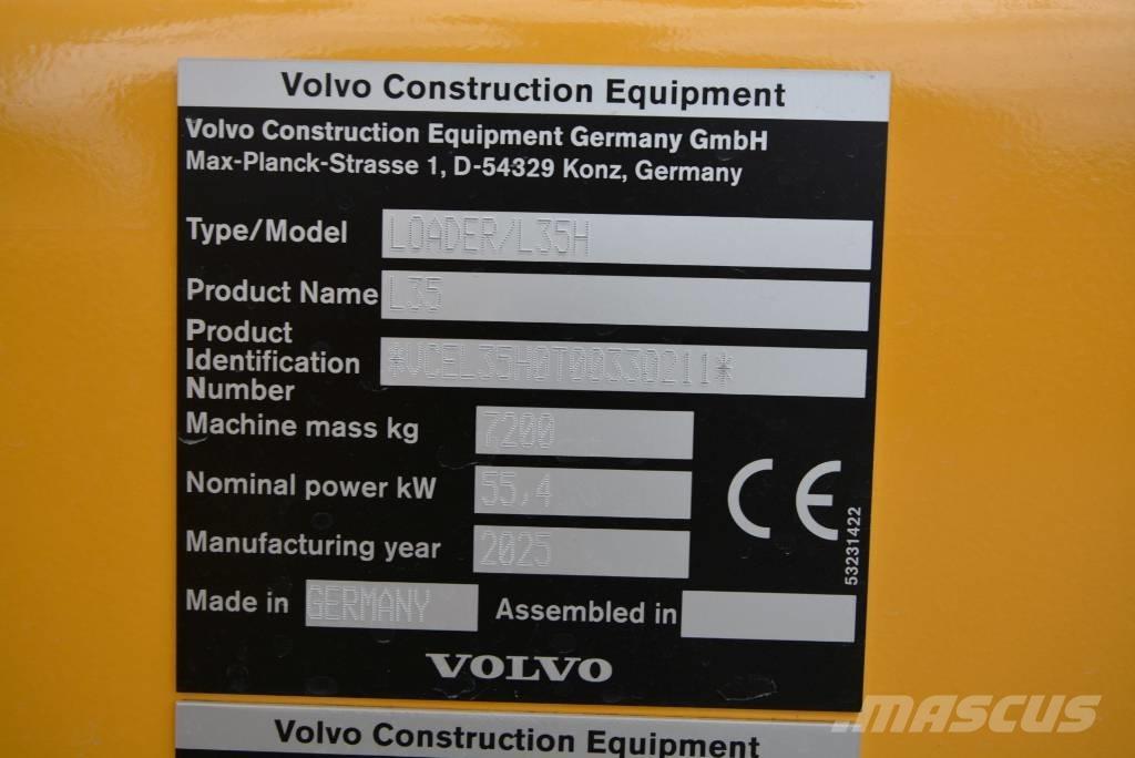 Volvo L 35 H Gumikerekes homlokrakodók