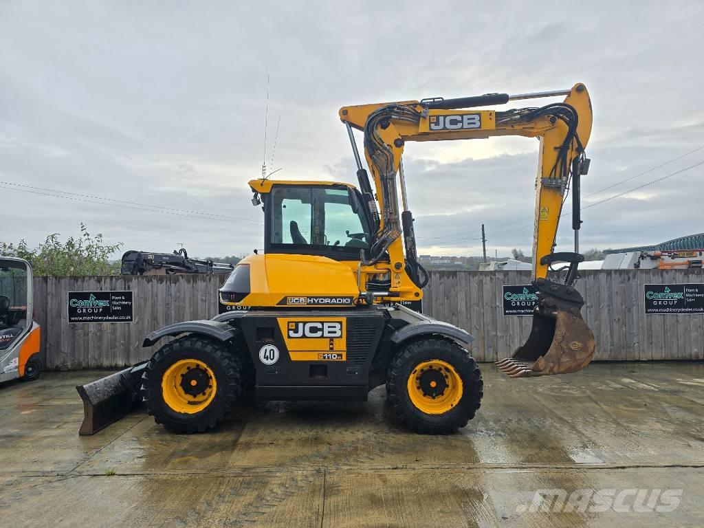 JCB Hydradig HD110 W Gumikerekes kotrók