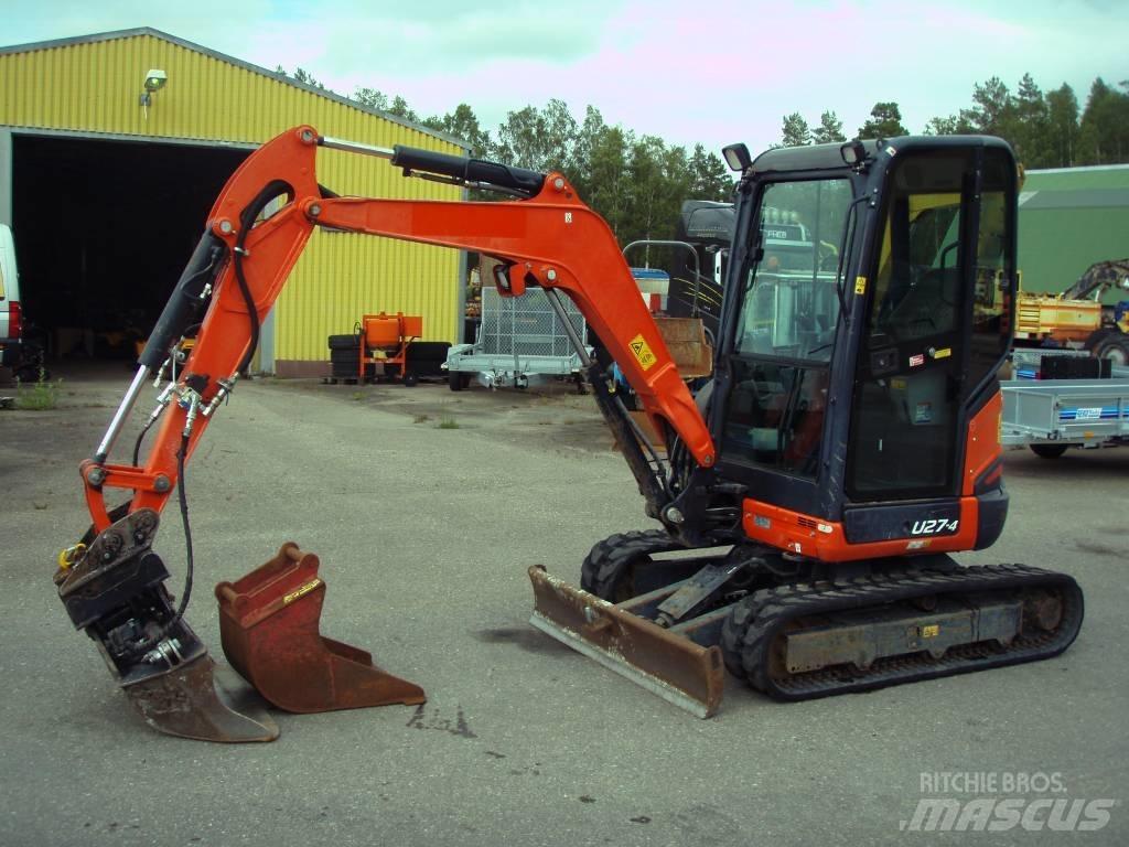 Kubota U 27-4 Mini kotrók < 7t