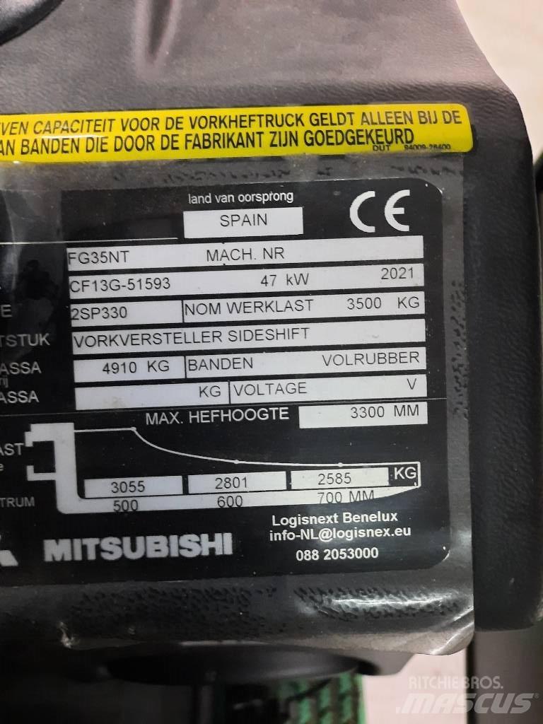 Mitsubishi FG35NT Gázüzemű targoncák