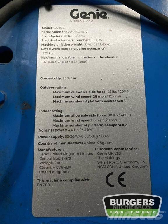 Genie GS1932 Ollós emelők