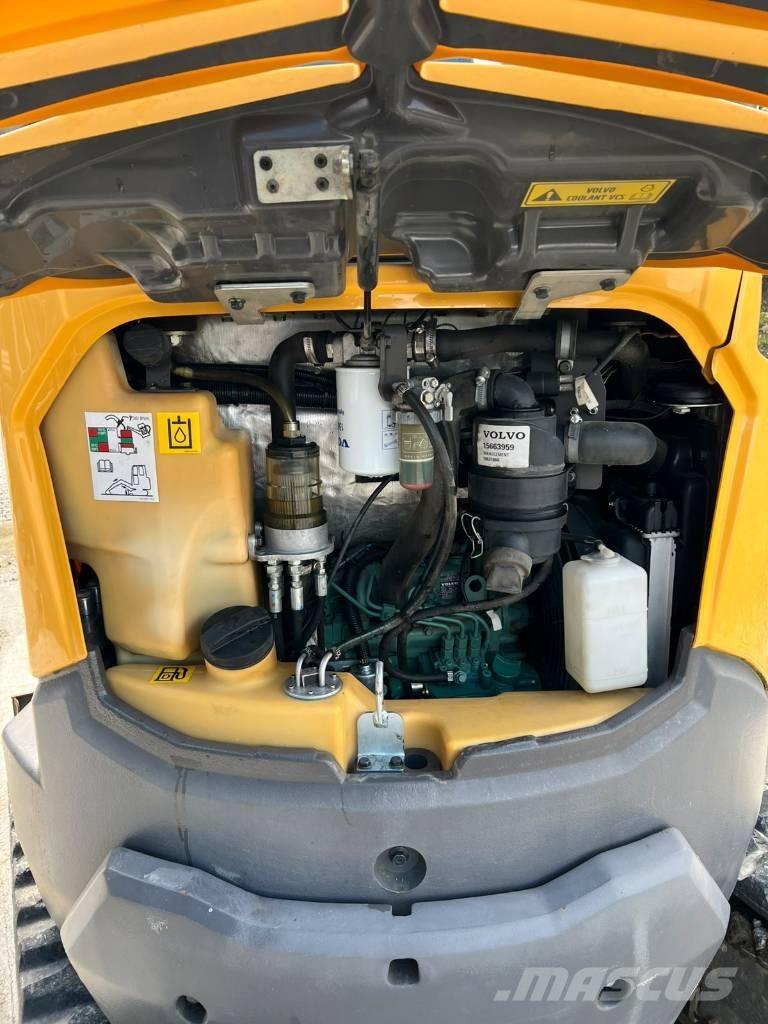Volvo ECR25D Mini kotrók < 7t