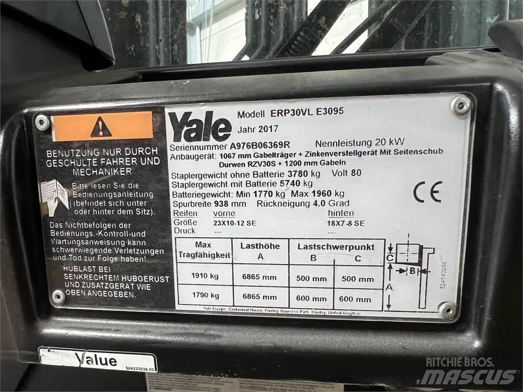Yale ERP30VL Elektromos targoncák