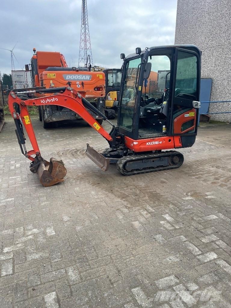 Kubota KX 016-4 Mini kotrók < 7t