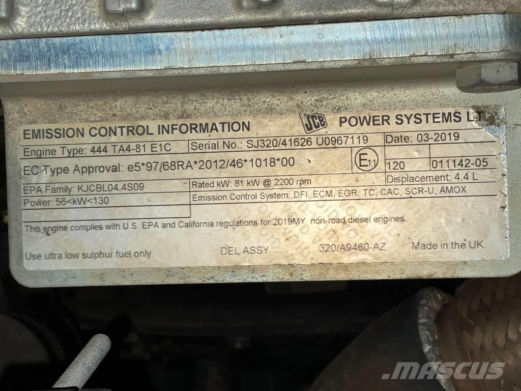 JCB JS 145 LC Lánctalpas kotrók