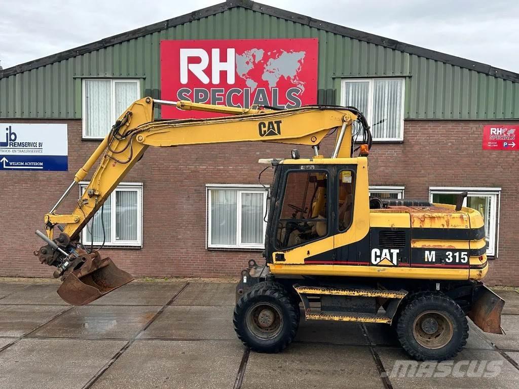 CAT M315 +ROTO CE Gumikerekes kotrók