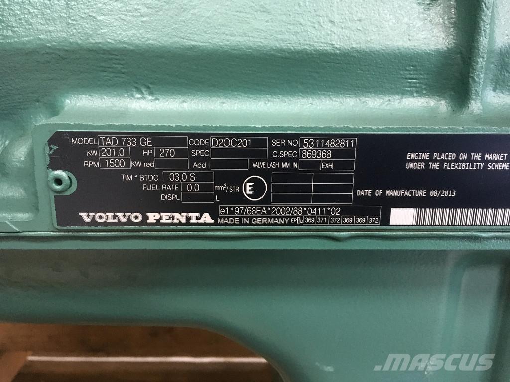 Volvo TAD733GE NEW Motorok