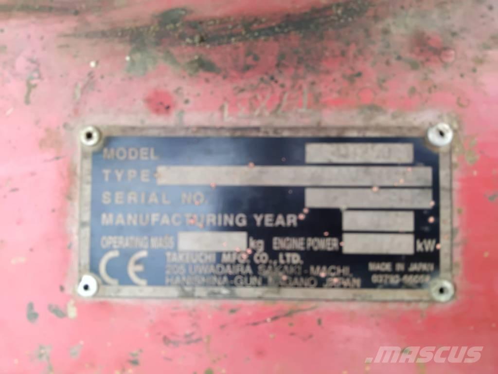 Takeuchi TB 250 Mini kotrók < 7t