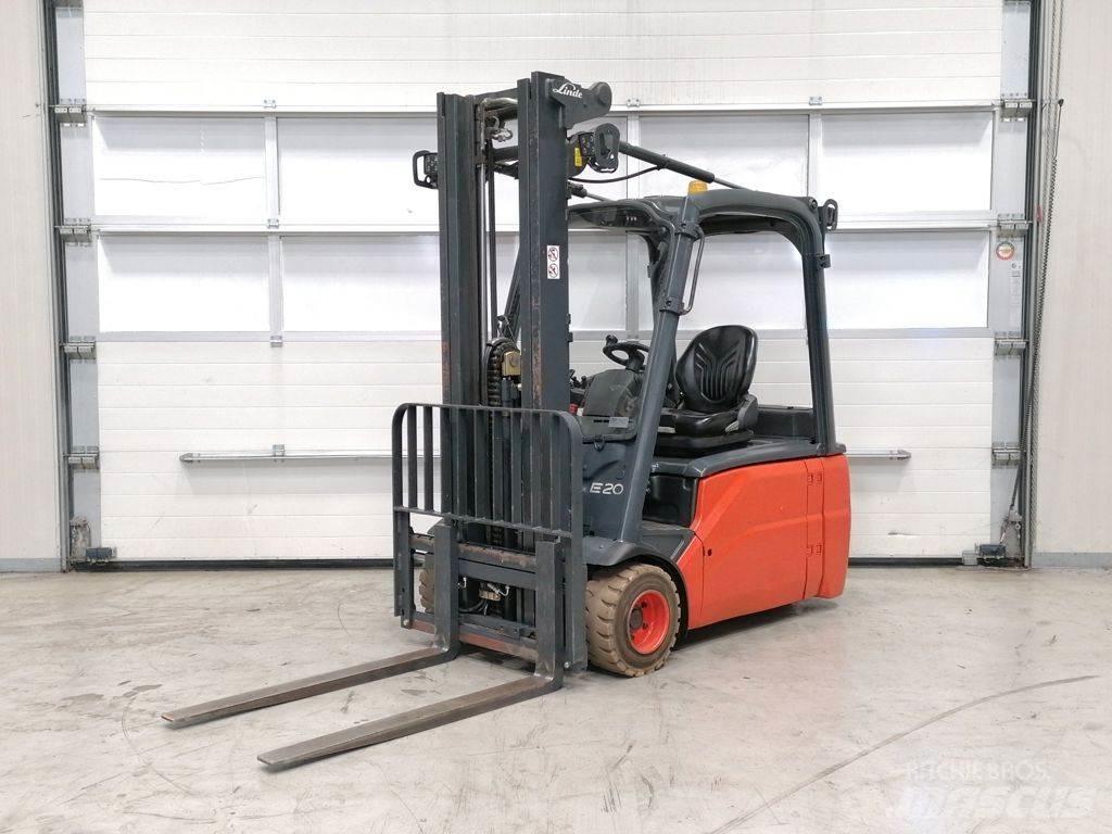 Linde E20L-01 Elektromos targoncák