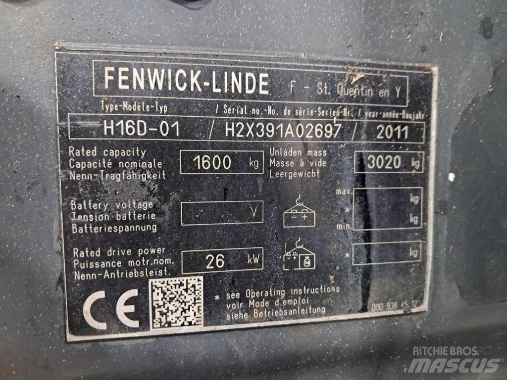 Linde H16D-01 Dízel targoncák