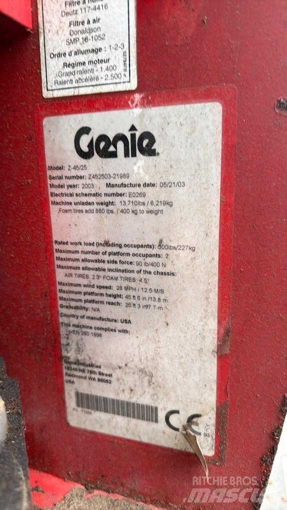 Genie Z 45 Karos emelők
