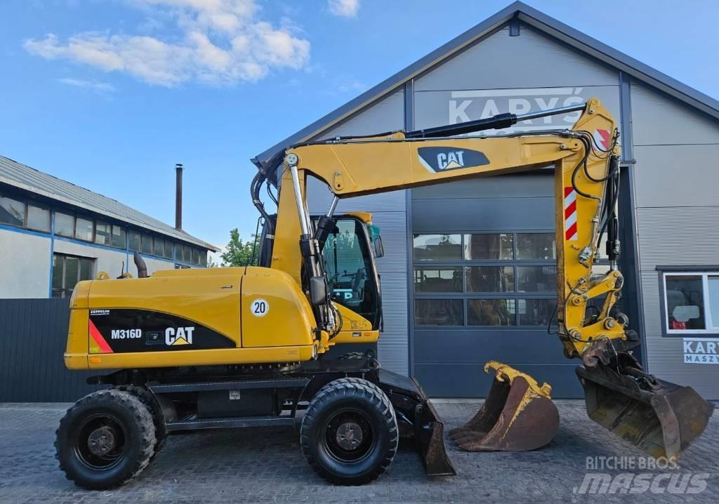 CAT 316D Gumikerekes kotrók