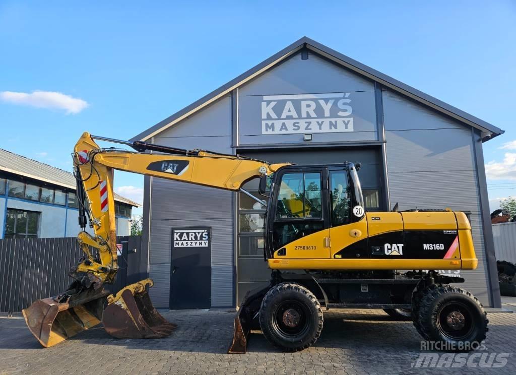 CAT 316D Gumikerekes kotrók