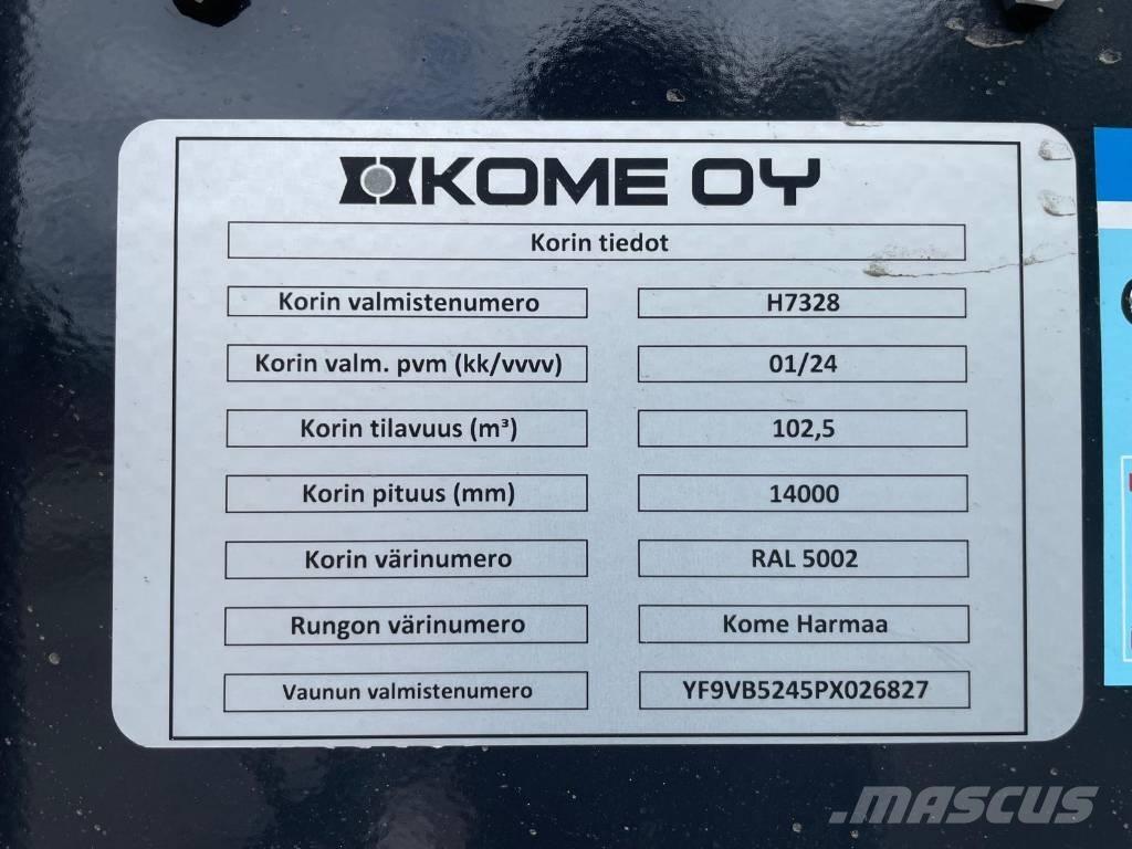Kome BMPV-5i Deszkaszállító pótkocsik
