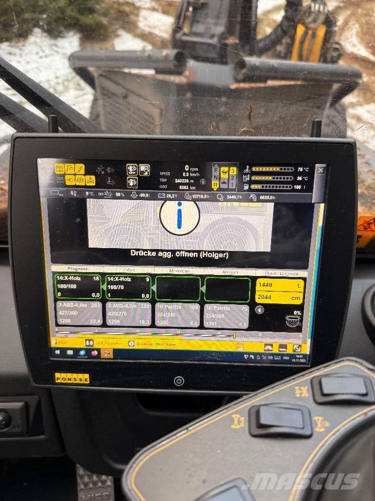 Ponsse Ergo 8W Betakarítók