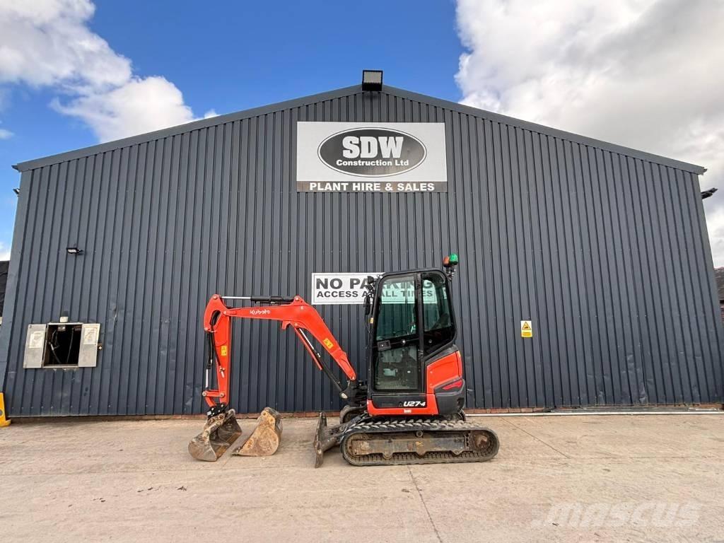 Kubota U 27 Mini kotrók < 7t
