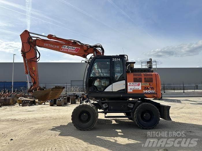 Hitachi ZX140W-6 Gumikerekes kotrók