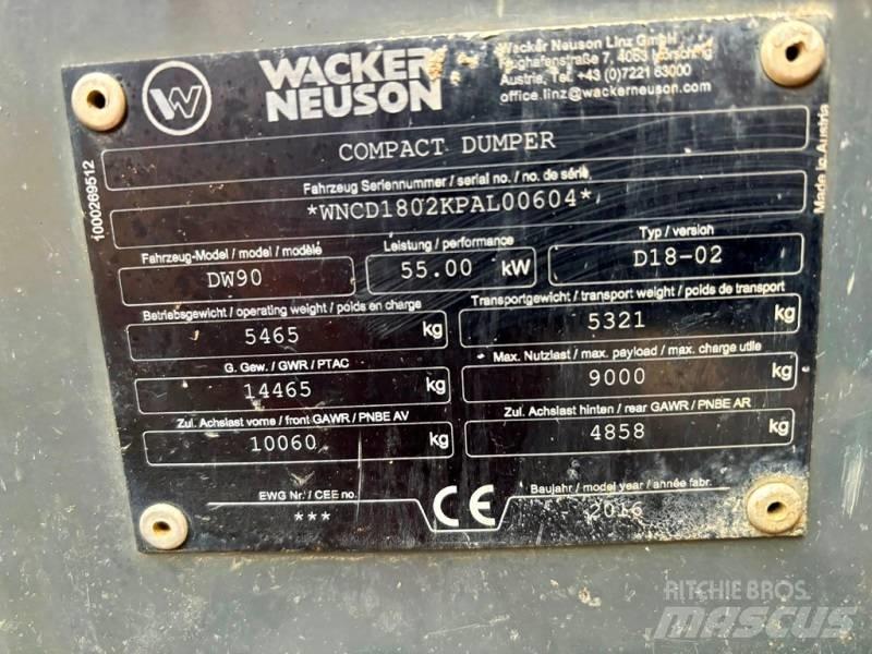 Wacker Neuson DW 90 Mezei dömperek