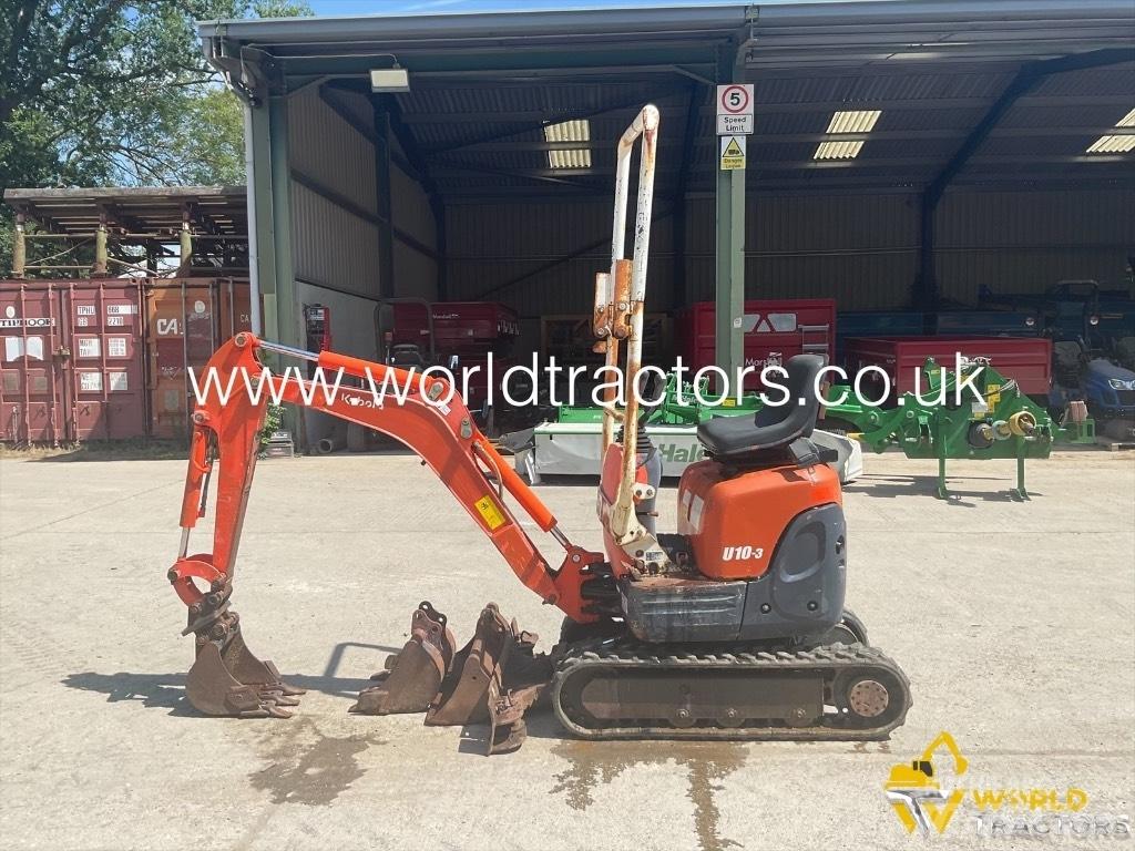 Kubota U 10-3 Mini kotrók < 7t