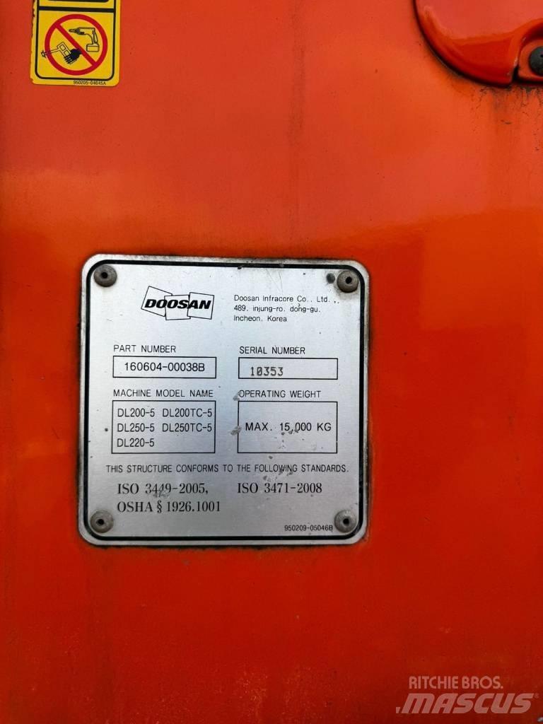 Doosan DL250-5 Gumikerekes homlokrakodók