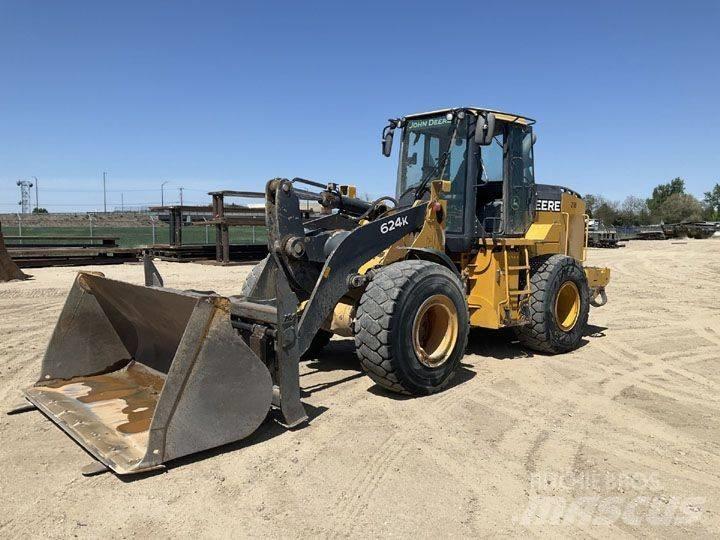 John Deere 624KII Gumikerekes homlokrakodók