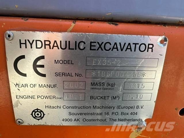 Hitachi EX 35-2 Mini kotrók < 7t