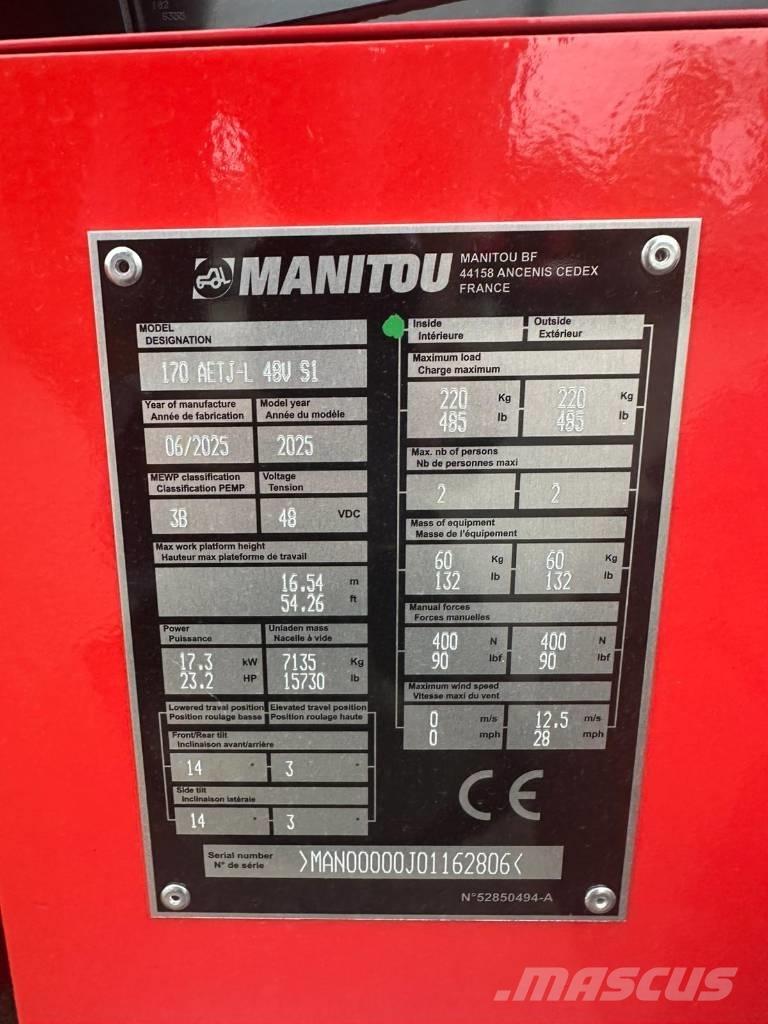 Manitou 170 AETJ Karos emelők