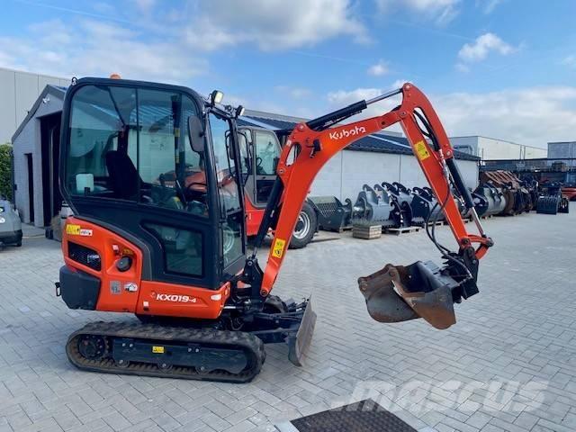 Kubota KX 019-4 Mini kotrók < 7t