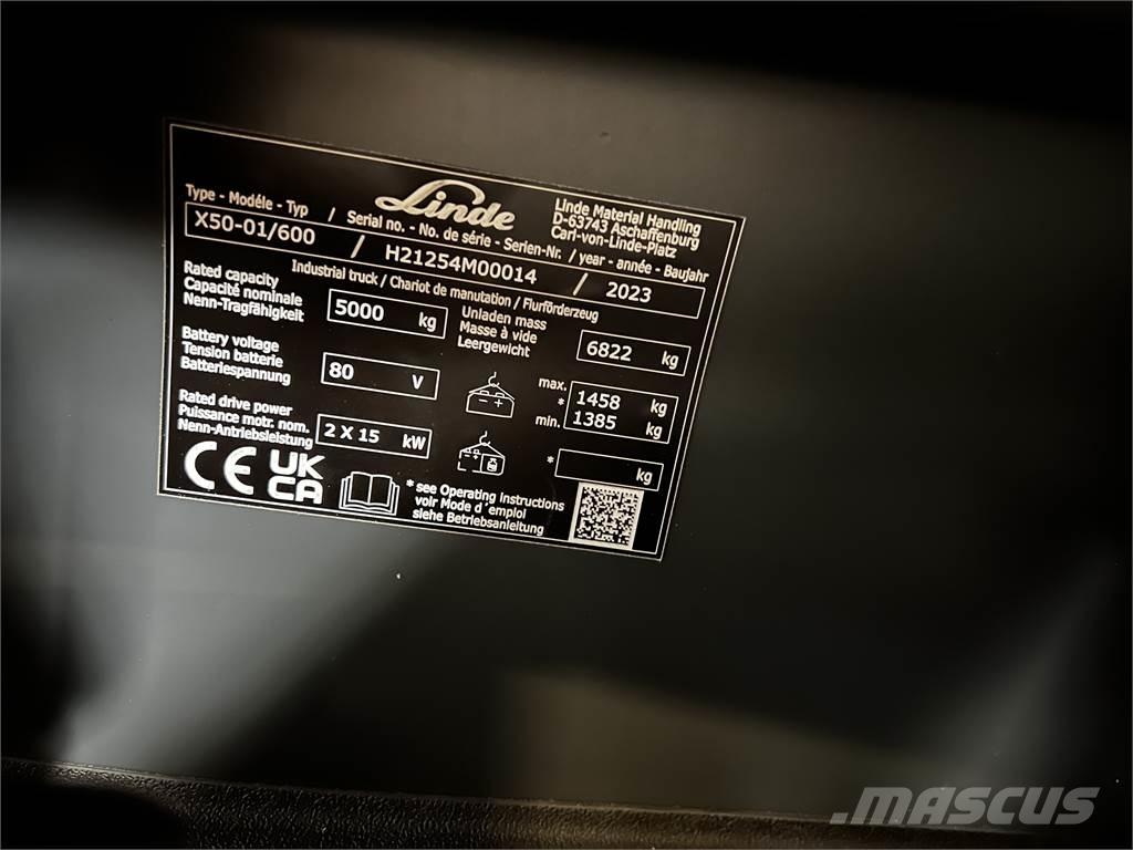 Linde X50 Elektromos targoncák