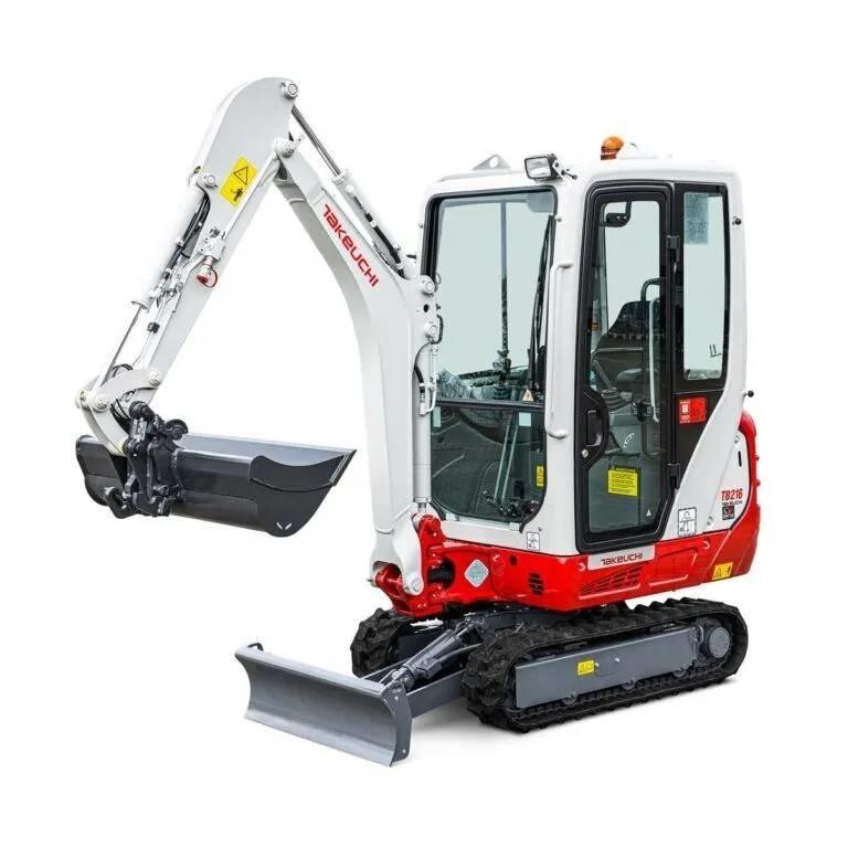 Takeuchi TB216 Mini kotrók < 7t