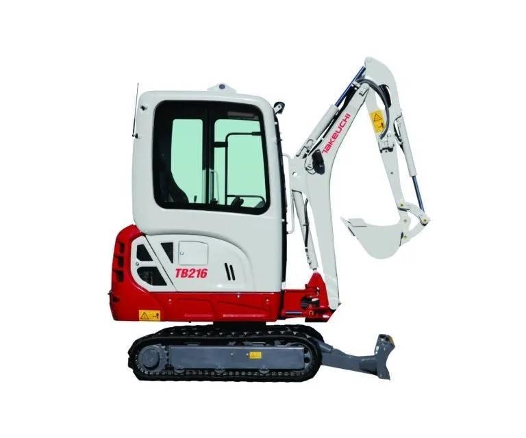 Takeuchi TB216 Mini kotrók < 7t