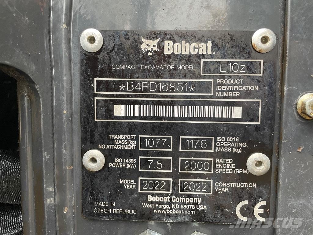 Bobcat E 10z Mini kotrók < 7t
