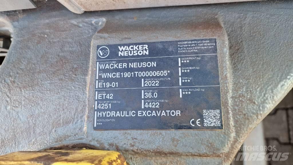 Wacker Neuson ET42 Lánctalpas kotrók