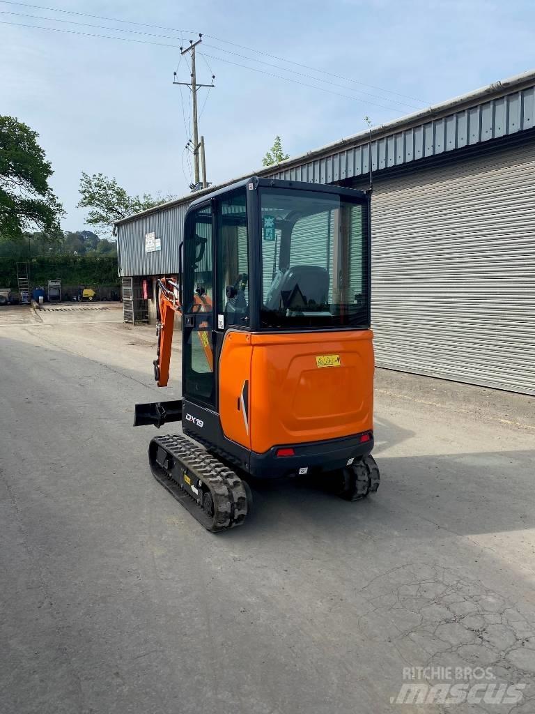 Doosan DX 19 Mini kotrók < 7t
