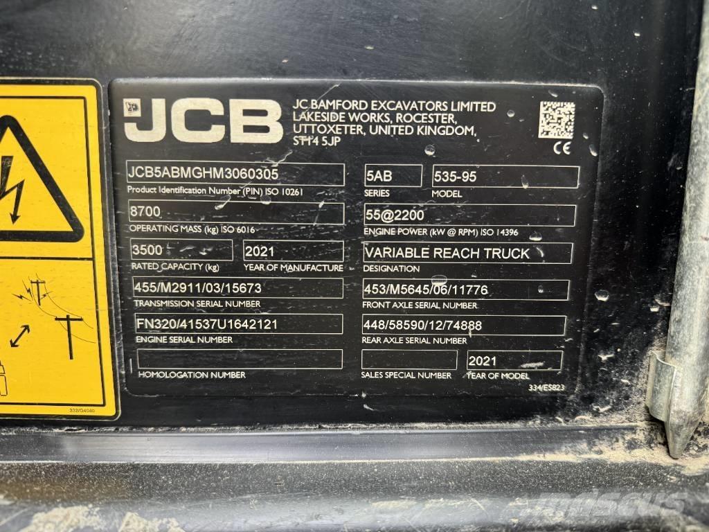 JCB 535-95 Teleszkópos rakodók