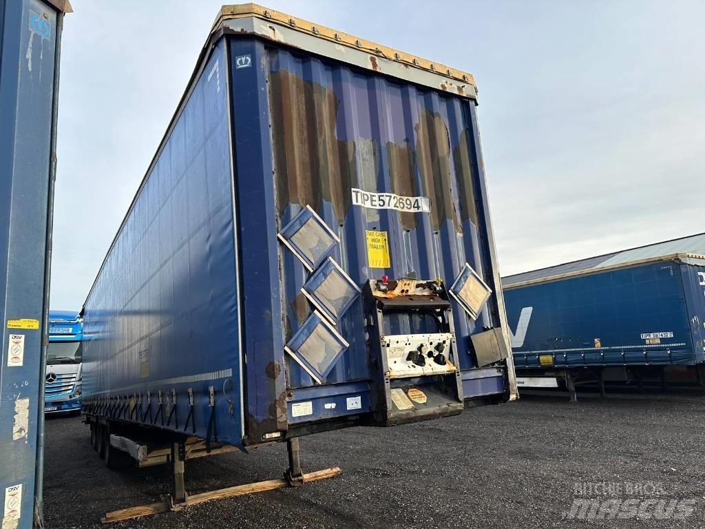 Krone SD MEGA-LINER Elhúzható ponyvás félpótkocsik