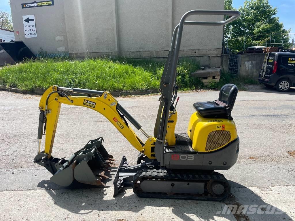 Wacker Neuson 803 Mini kotrók < 7t