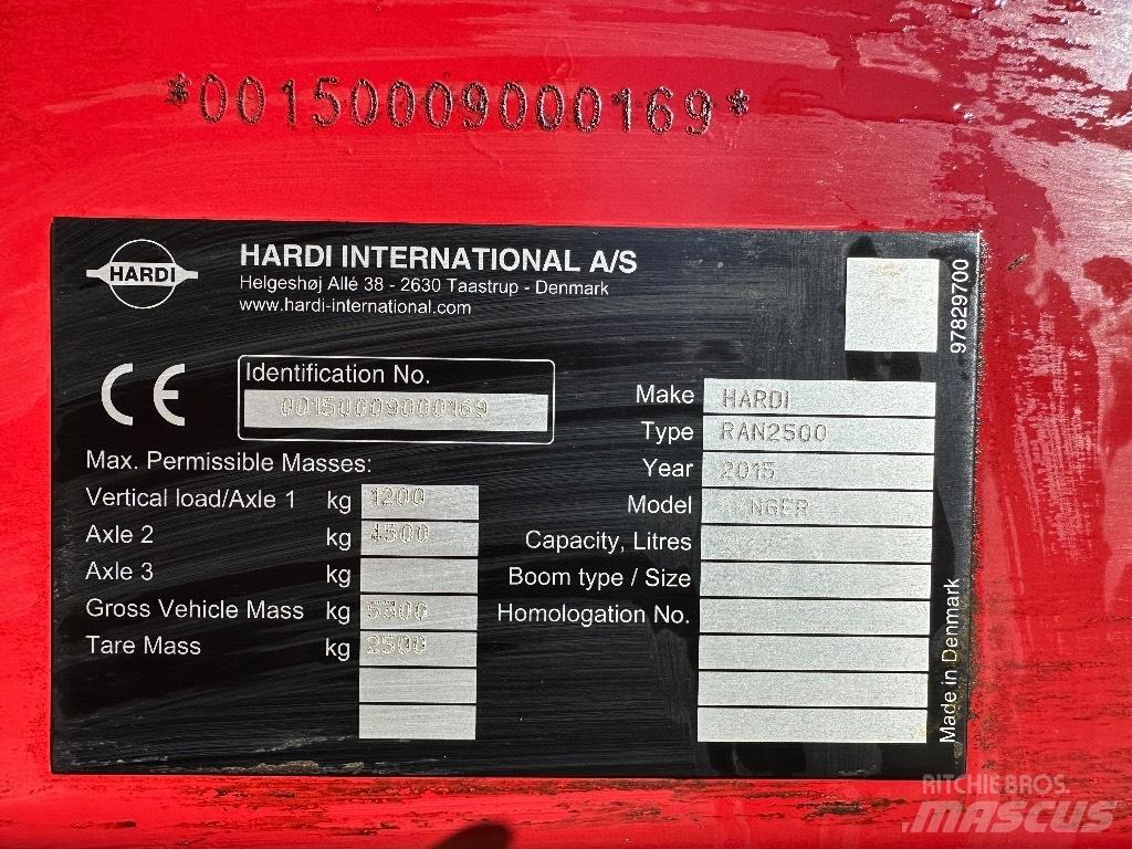 Hardi Ranger 2500 Vontatott trágyaszórók