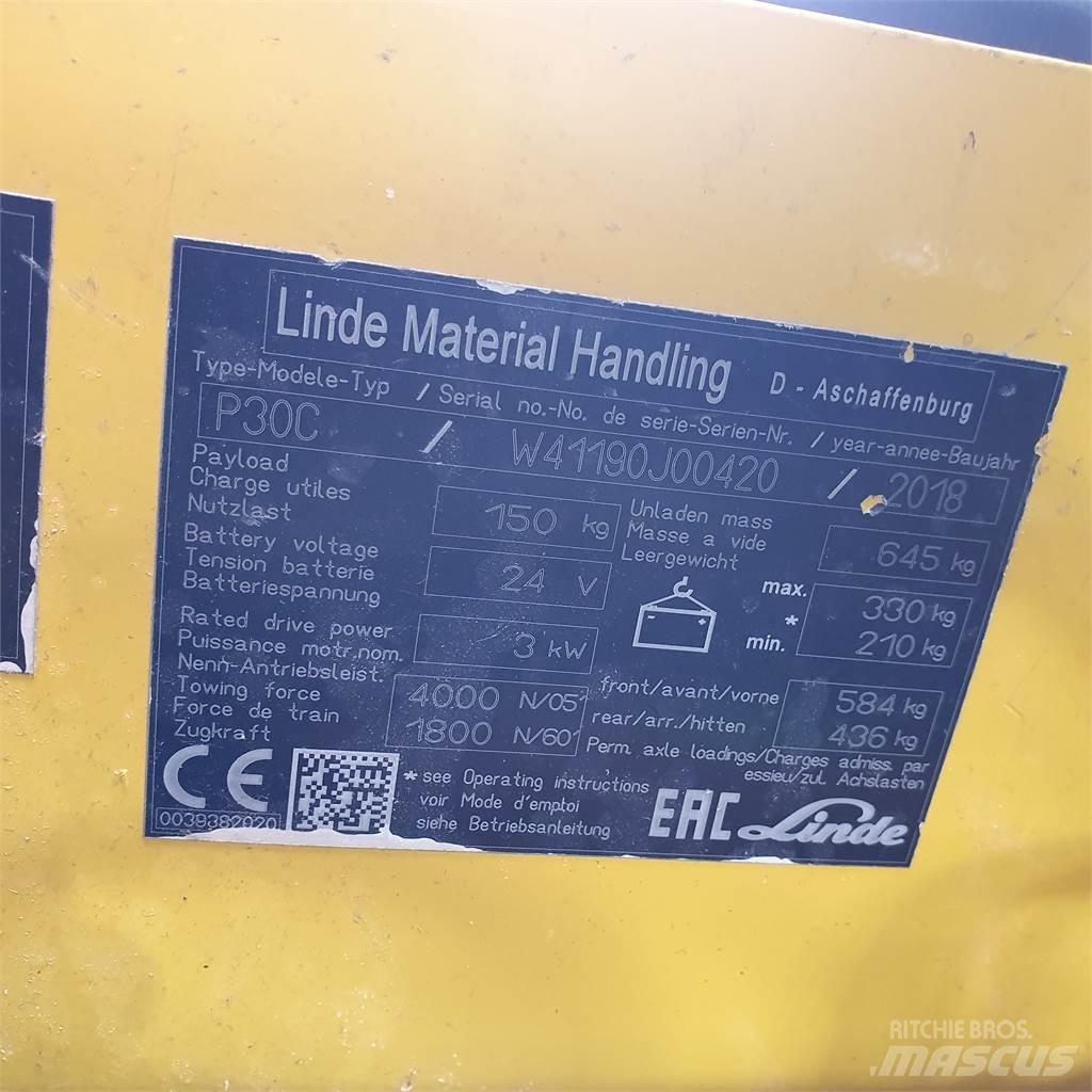 Linde P30C Vontatótargonca