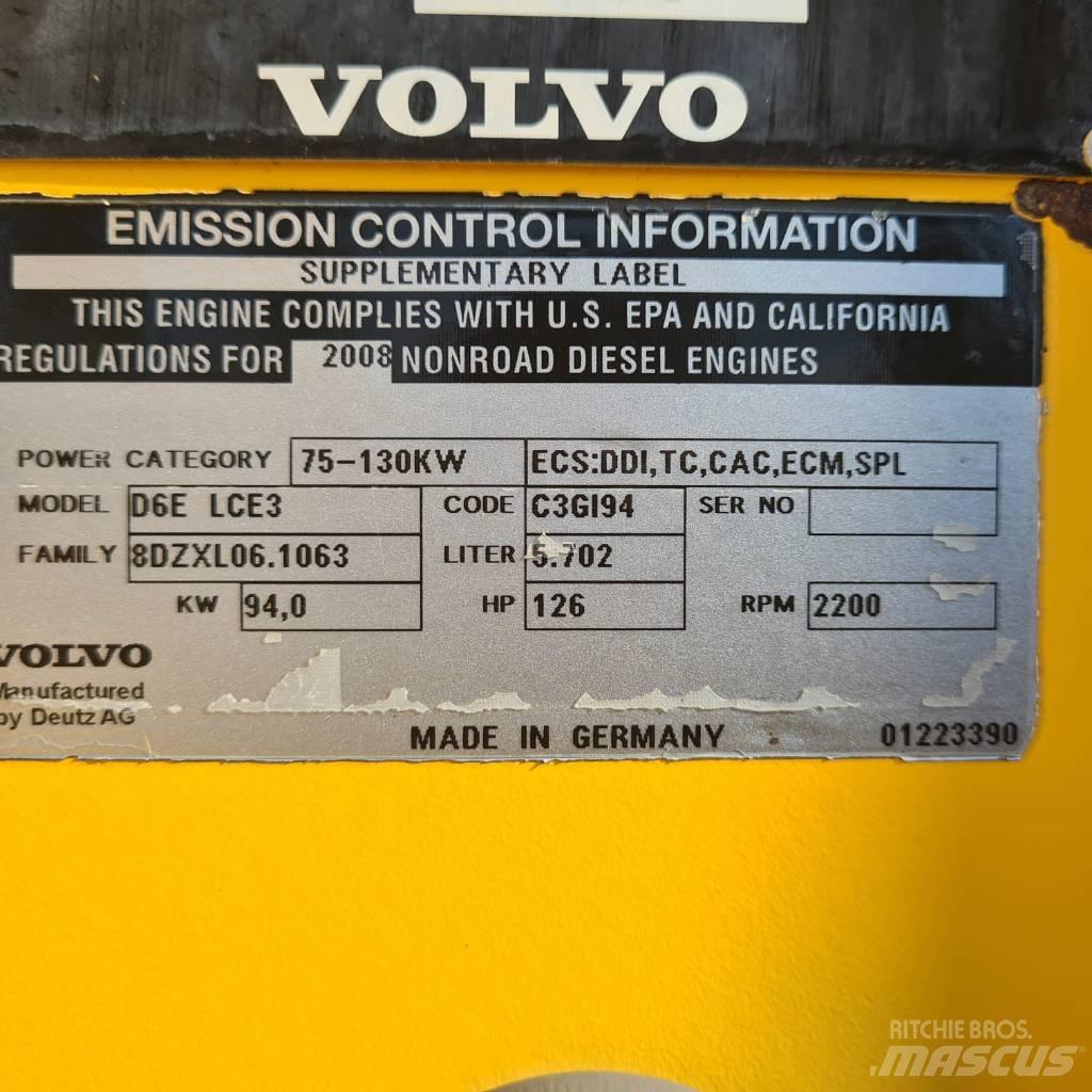 Volvo L 60F Gumikerekes homlokrakodók