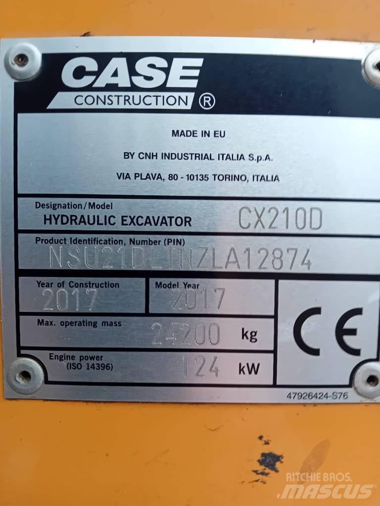 CASE CX 210 D Lánctalpas kotrók