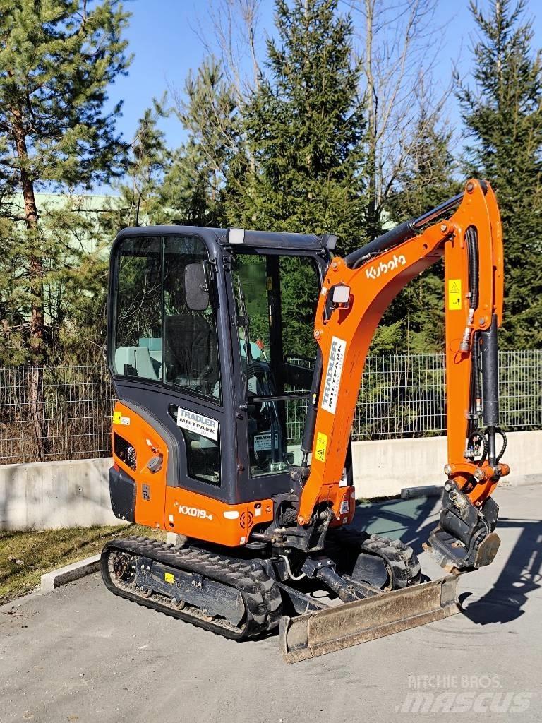 Kubota KX 019-4 Mini kotrók < 7t