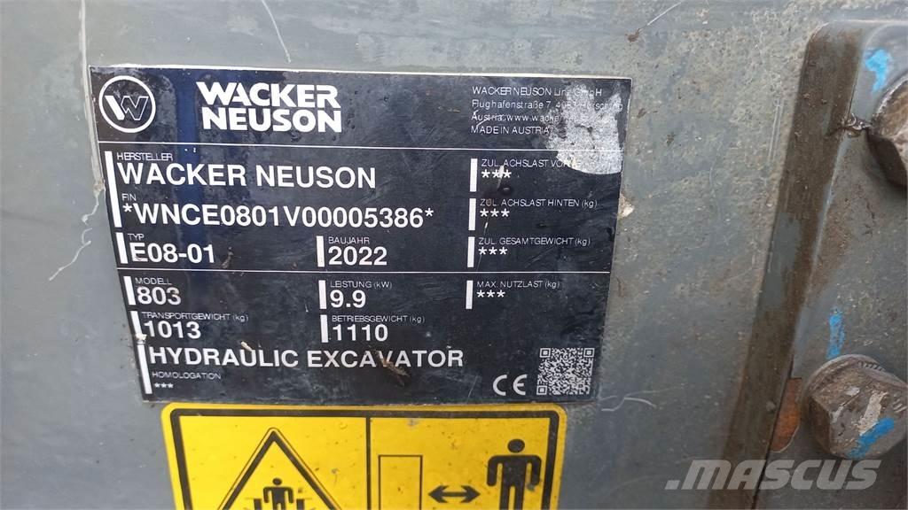 Wacker Neuson 803 Lánctalpas kotrók