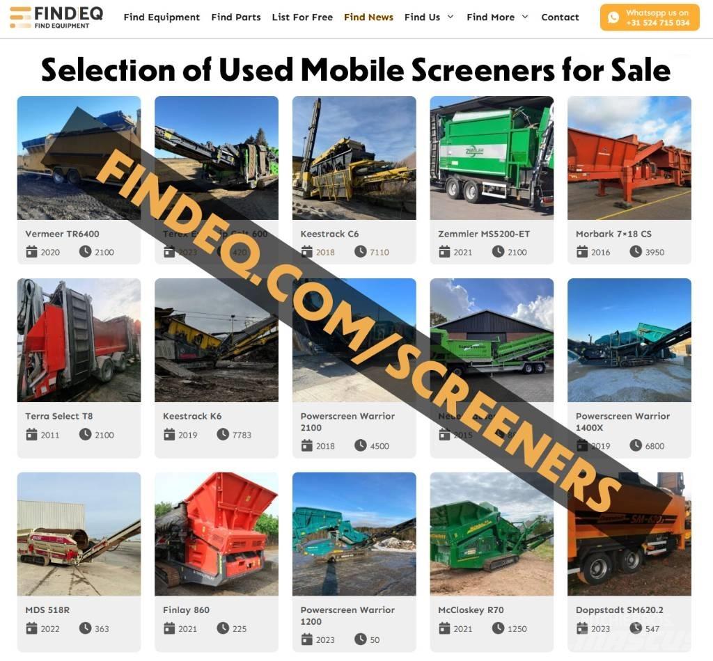 PowerScreen Div. Mobil szűrők
