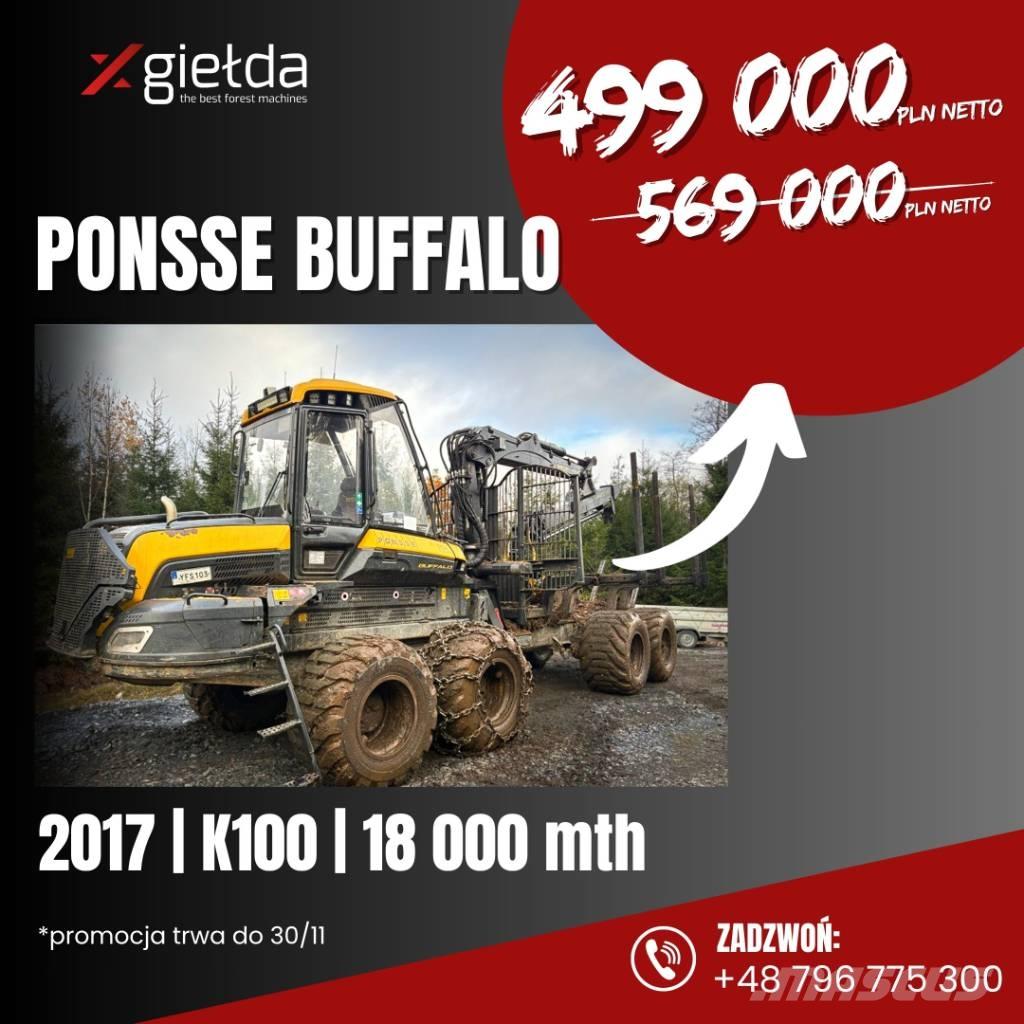 Ponsse Buffalo Kihordók