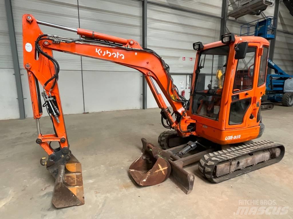Kubota U 35-3 A 3 Mini kotrók < 7t