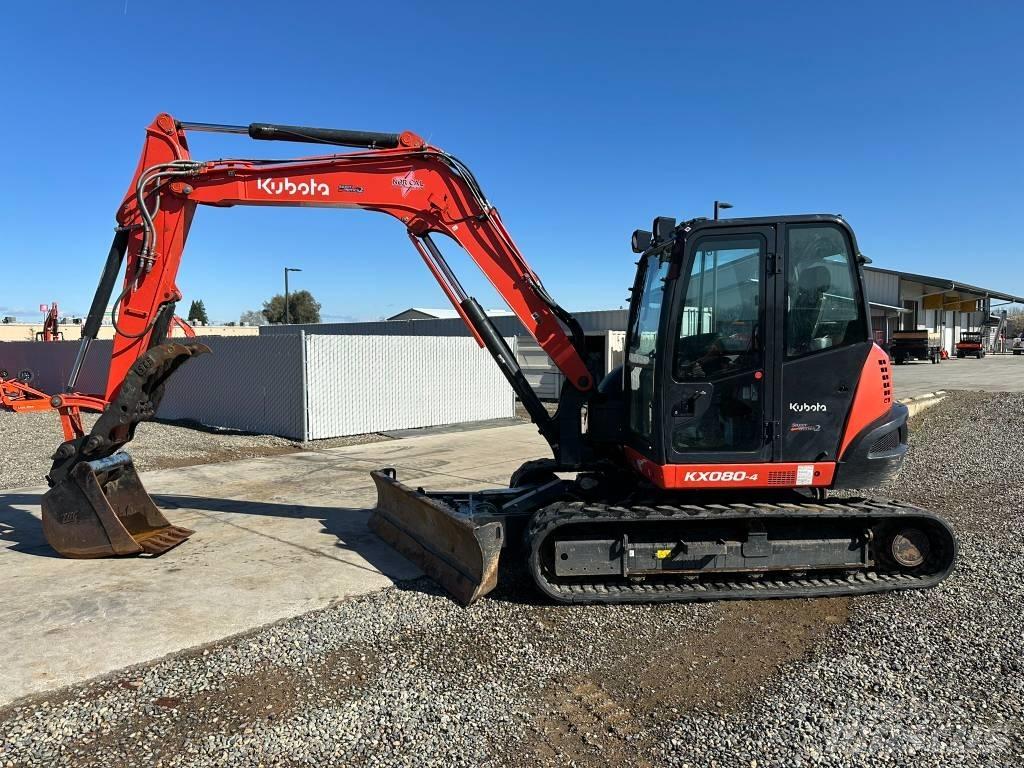 Kubota KX 080-4 Mini kotrók < 7t