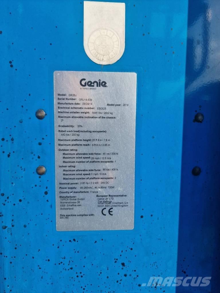 Genie GR 26 J Személyemelők